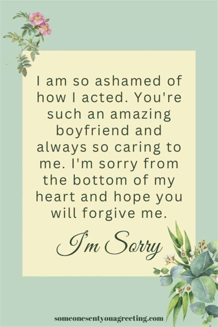 I'm Sorry SMS to My Wife: The Art of Apologizing